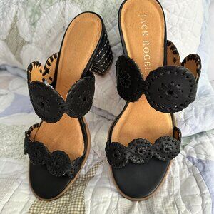 Jack Rogers Black Sandals